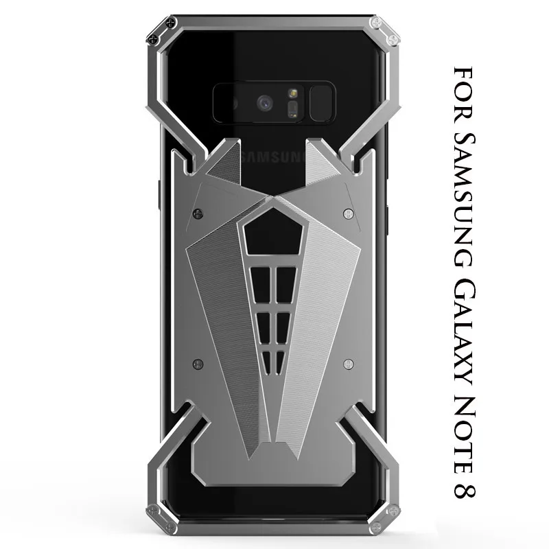 R-JUST For Samsung Galaxy Note8 Aluminum Metal Bumper Shockproof Case S9 Plus Mobile Phone Cover | Мобильные телефоны и