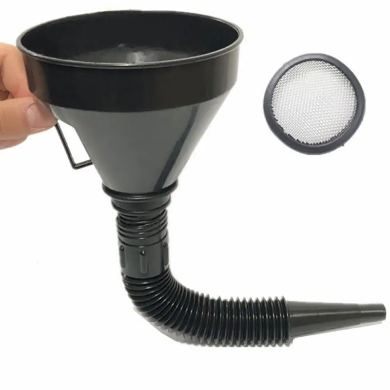 

Пластиковая воронка ONEWELL 2 в 1 с носиком для масла, воды, топлива, бензина, универсальная для автомобиля, мотоцикла, грузовика