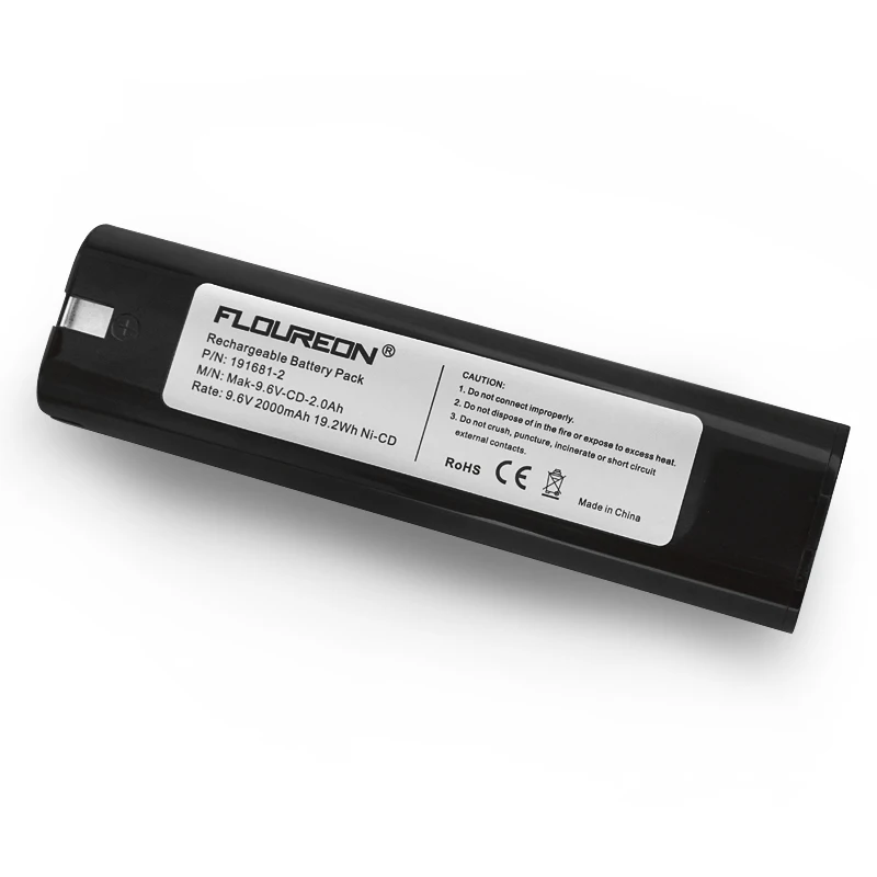 FLOUREON 9 6 V 2000mAh аккумуляторная NI-CD батарея замена электроинструментов для MAKITA 4190D 9000