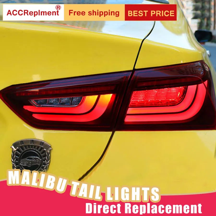 Новый светодиодный фонарь светильник s в сборе для Chevrolet Malibu 16 19 задний стоп