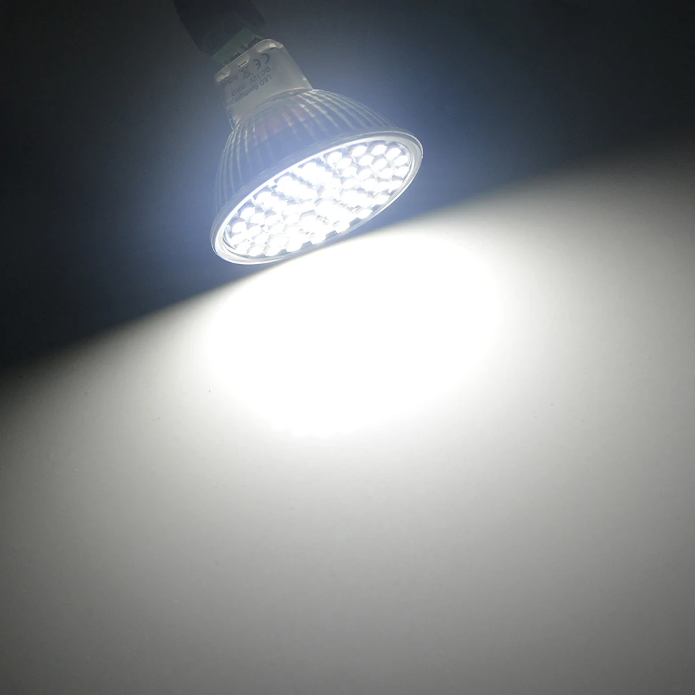 MR16 GU10 60SMD 3528 3w светодиодный теплый белый 300 350LM DC12V свет или декоративный прожектор