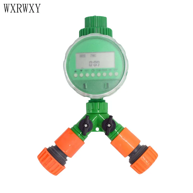 Wxrwxy оросительный таймер 2 полосный кран 3/4 водяного крана 20 мм садовый шланг