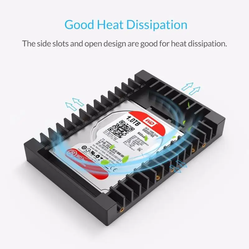 Чехол ORICO для жесткого диска с 2 5 на 3 дюймов SATA HDD/SSD адаптер 7/9.5/12.5 мм SSD жесткий
