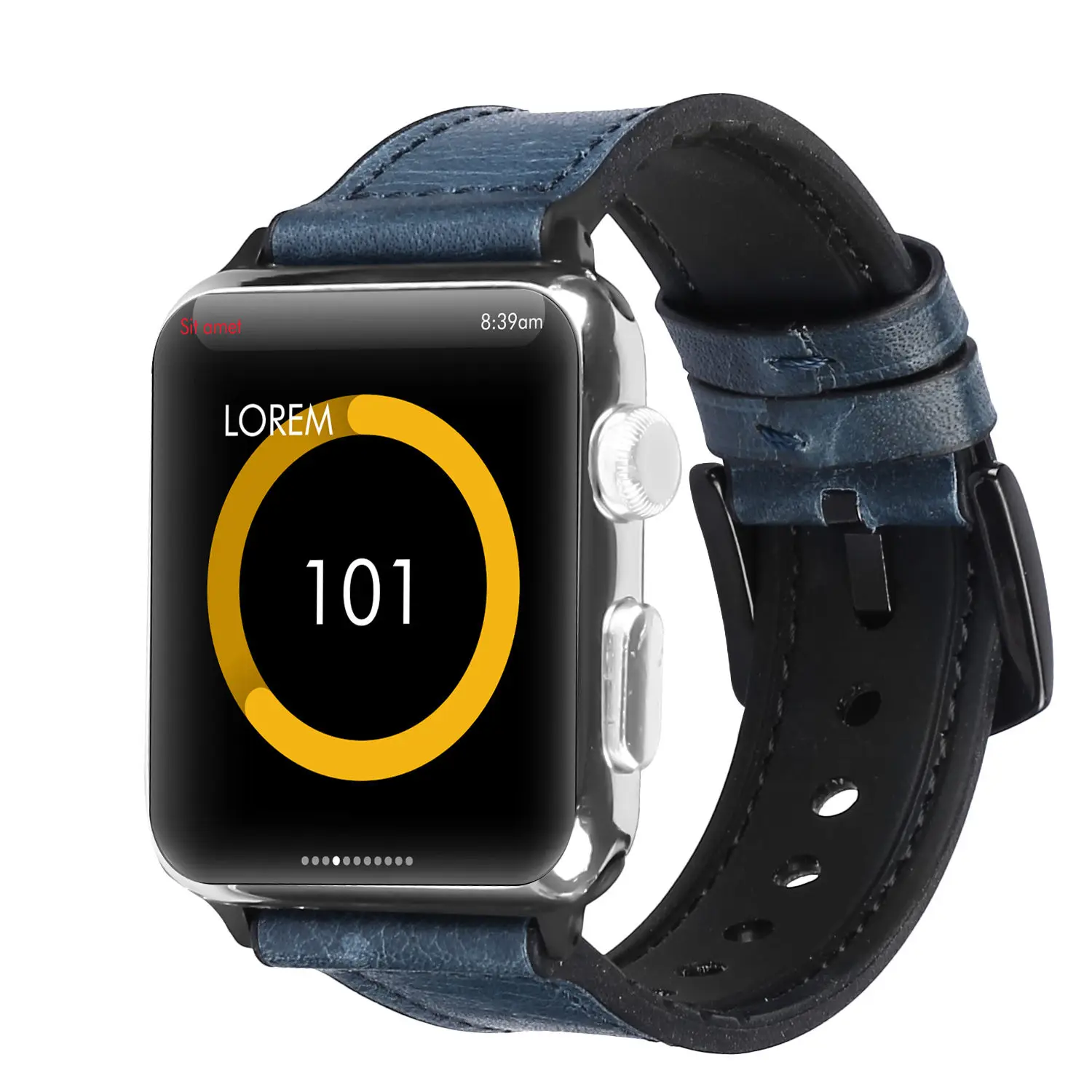 Ремешок из натуральной кожи для Apple Watch Series 5 4 3 2 1 Band 38 мм 42 40 44 | Наручные часы