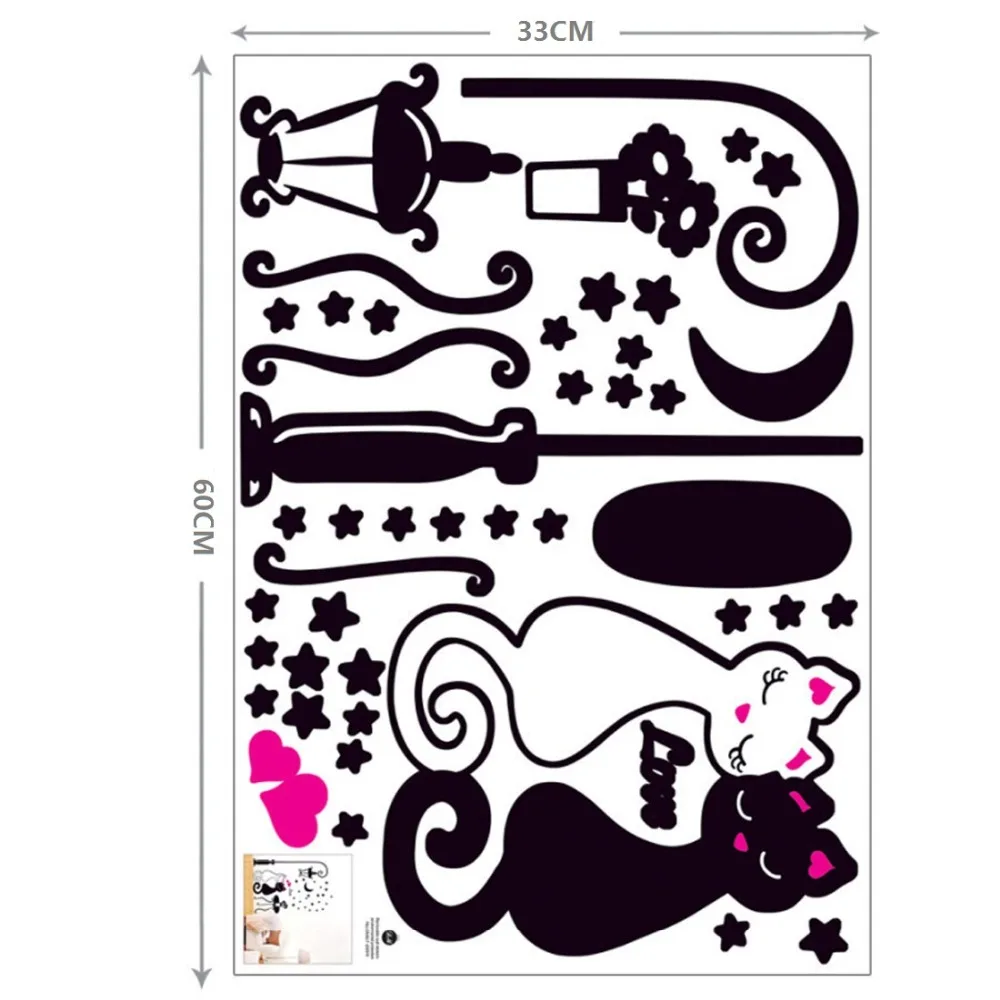 Новое поступление креативные съемные настенные Стикеры с изображением кота