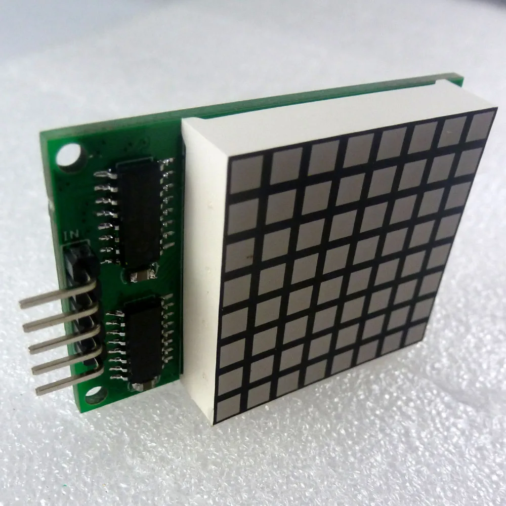 8x8 квадратный матричный красный светодиодный дисплей диск Module74hc595 для Arduino UNO MEGA2560