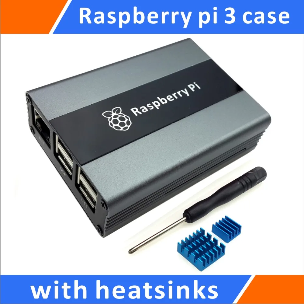 Raspberry Pi 3 B + алюминиевый чехол с радиаторами (Skygray)|case case|case 3case raspberry pi |