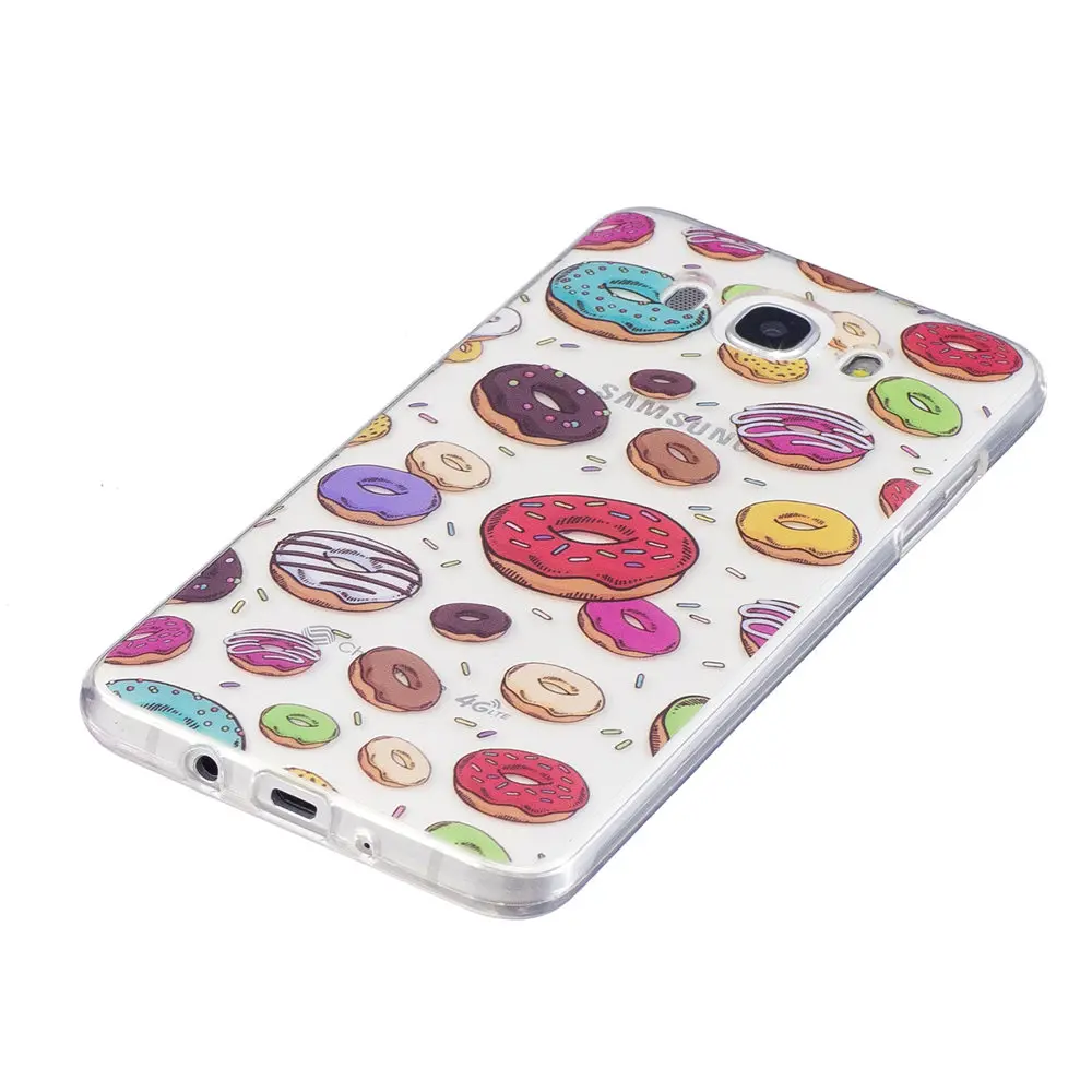 Подходящий чехол для Samsung Galaxy J7 2016 J710F J710FN J710FN/DS мягкий ТПУ телефона с единорогом