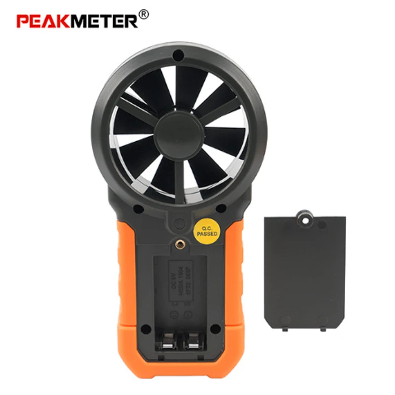 Цифровой анемометр PEAKMETER PM6252A/PM6252B, измеритель скорости ветра, объема воздуха, 30 м/с ЖК-дисплеем PM6252B с RH USB портом