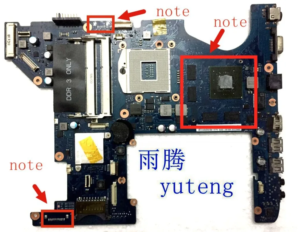 Материнская плата для ноутбука Samsung RF511 модель телефона материнская 100%