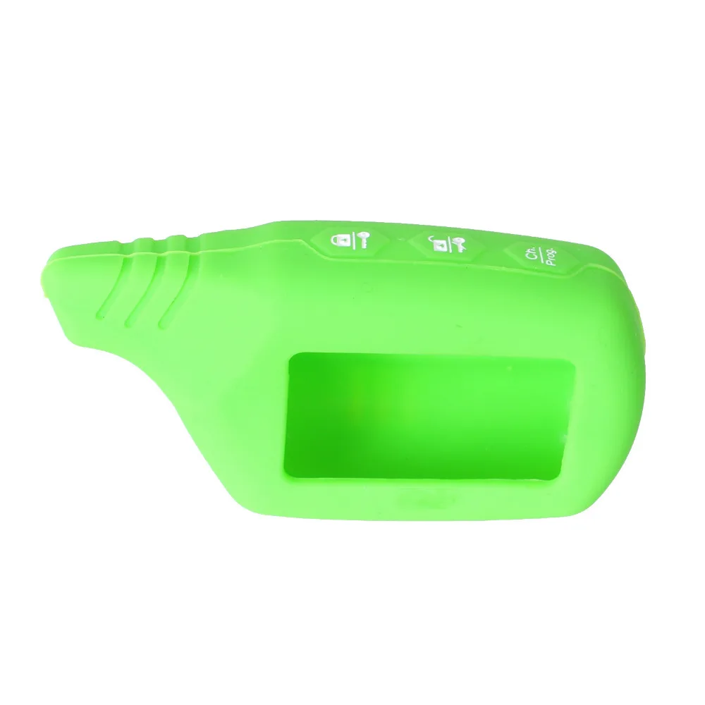 

KEYYOU Silicone Rubber Cover Case For Starline B9 B6 A91 A61 LCD Remote Only Two Way Car Alarm Starline B9 B6 A91 A61