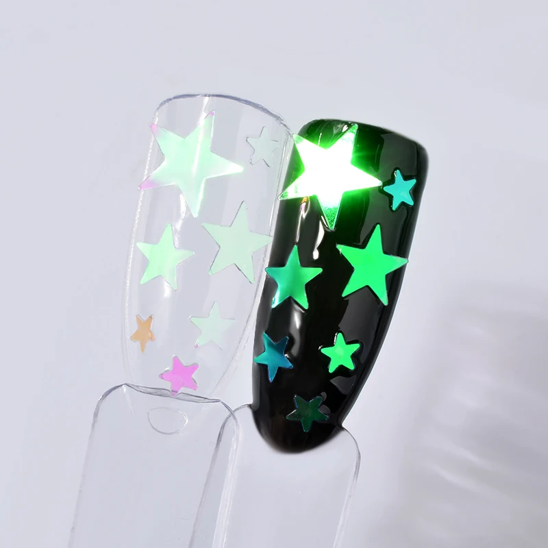 Ультратонкие хлопья для маникюра с блестками 6 шт./компл.|nail glitter sequins|nail glitternail design