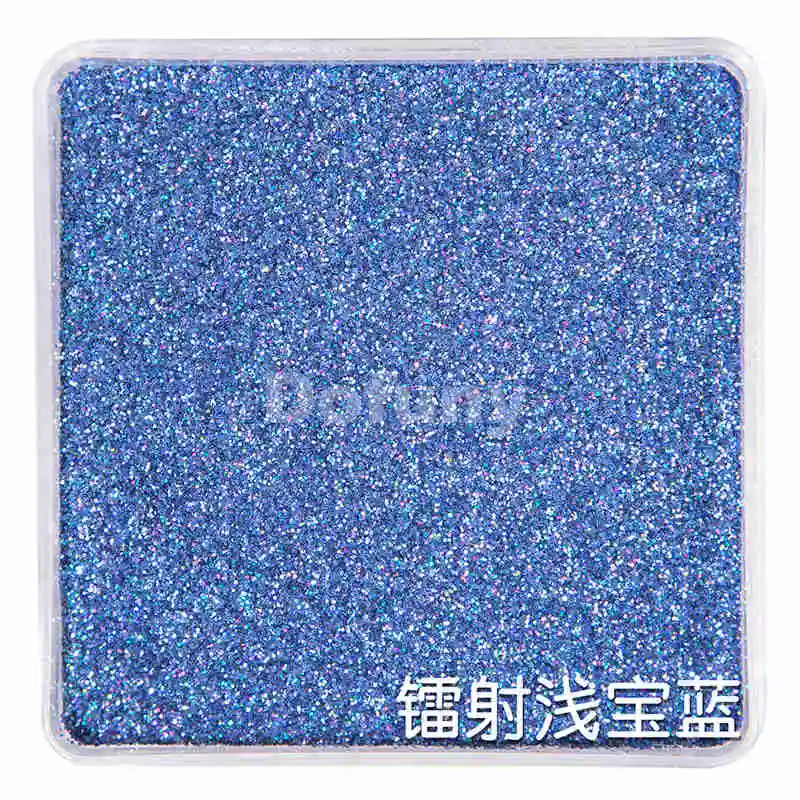 Light sapphire Голографический лазерный блеск для ногтей волшебный голографический зеркальный порошок Лазерная Пыль для дизайна ногтей порошок хромового пигмента DIY украшения - Цвет: Light sapphire