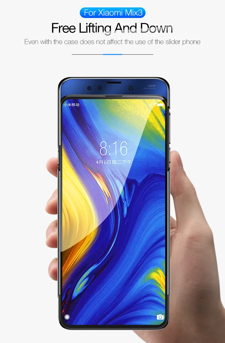 CAFELE чехол с покрытием для Xiaomi mi x 3, жесткий чехол из поликарбоната для Xiaomi mi x3, ультратонкий прозрачный глянцевый чехол s, гладкая сенсорная оболочка