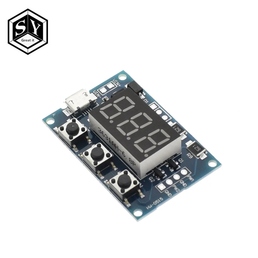 1 шт. DC5 30V/микро Usb 5 V Мощность независимый генератор pwm 2 канала двухсторонний