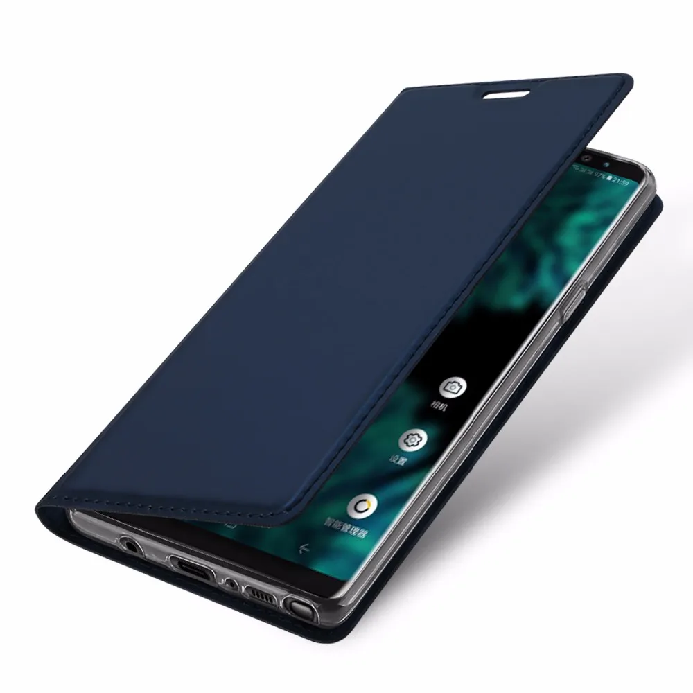 Флип-кейс из искусственной кожи для Samsung Galaxy Note9 чехол бизнес-кошелька чехлы с