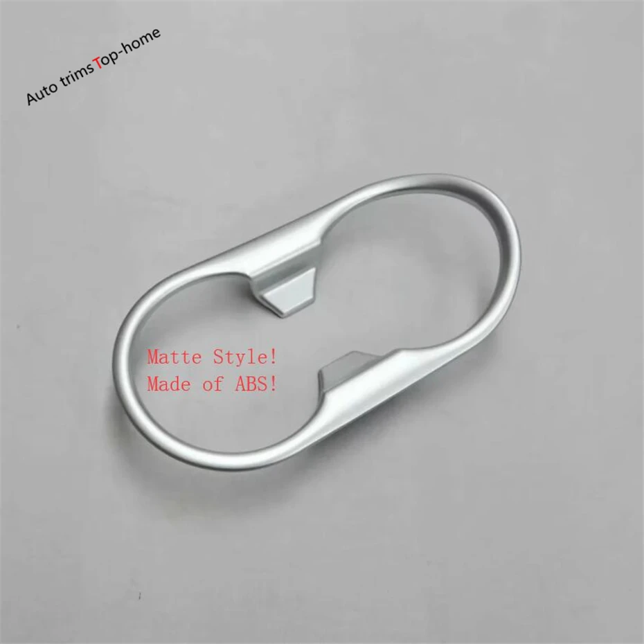 Matte / Carbon Fiber Interior Fit For MG ZS 2018 2019 2020 2021 2022 Front Seat Water Cup Holder Cover Trim Accessories | Автомобили и