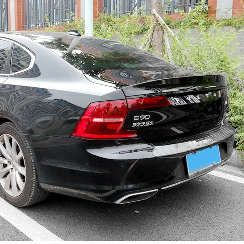 Спойлер для Volvo S90 спойлер из АБС материала заднего крыла автомобиля задний