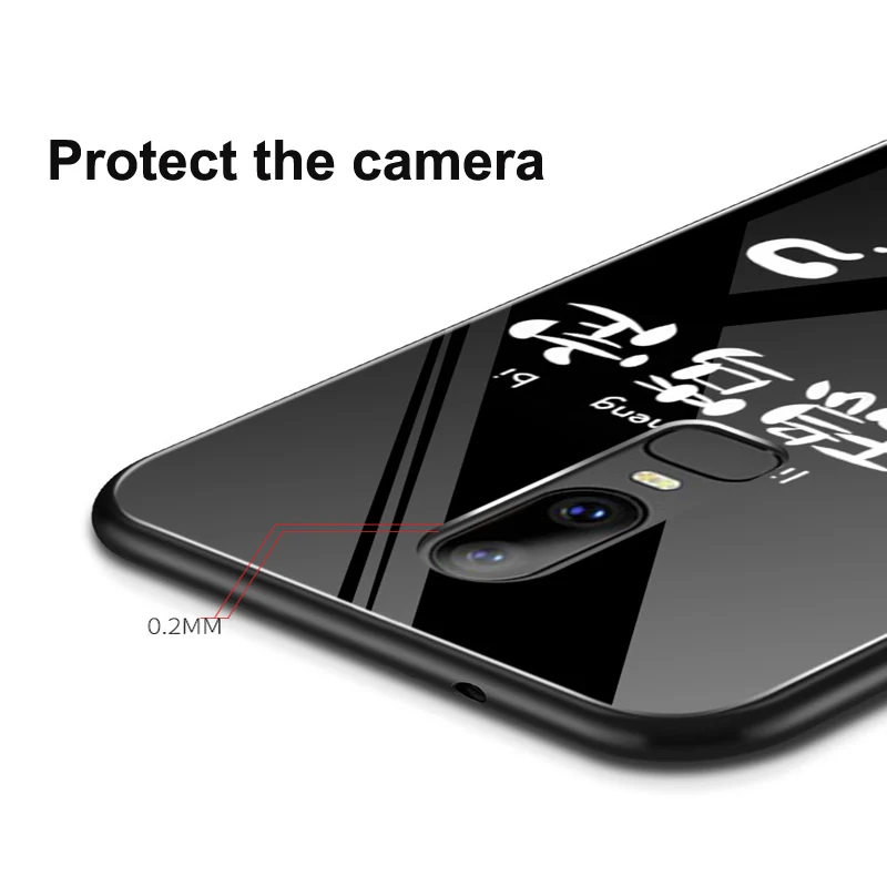 Жесткий чехол для телефона One plus 6 из закаленного стекла для Oneplus 6, полностью ударопрочный чехол Oneplus6 из ТПУ с мягким краем 1+ 6 чехлов