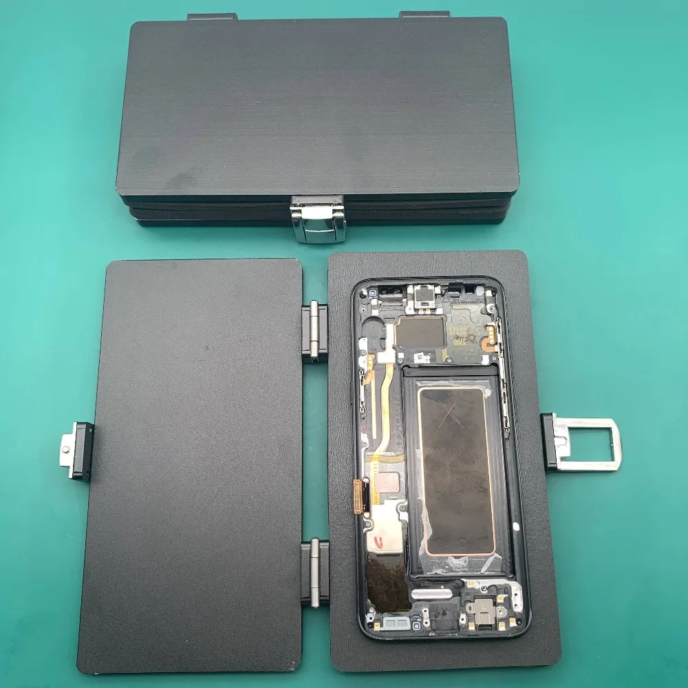 Новая Универсальная Зажимная форма для iphone samsung стеклянная рамка задняя крышка