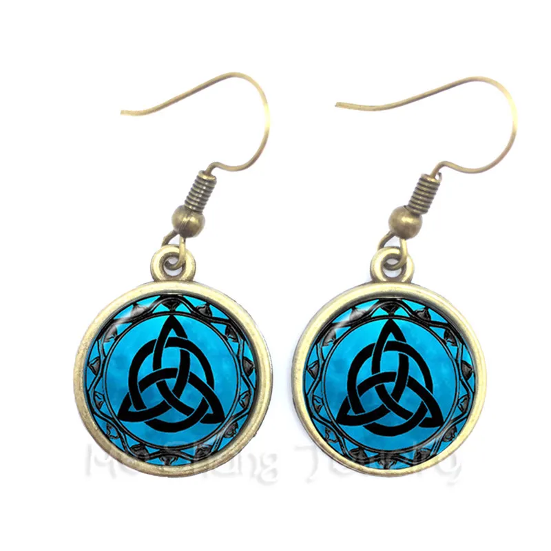 Серьги-талисманы Celtics с логотипом для женщин ювелирные изделия ручной работы