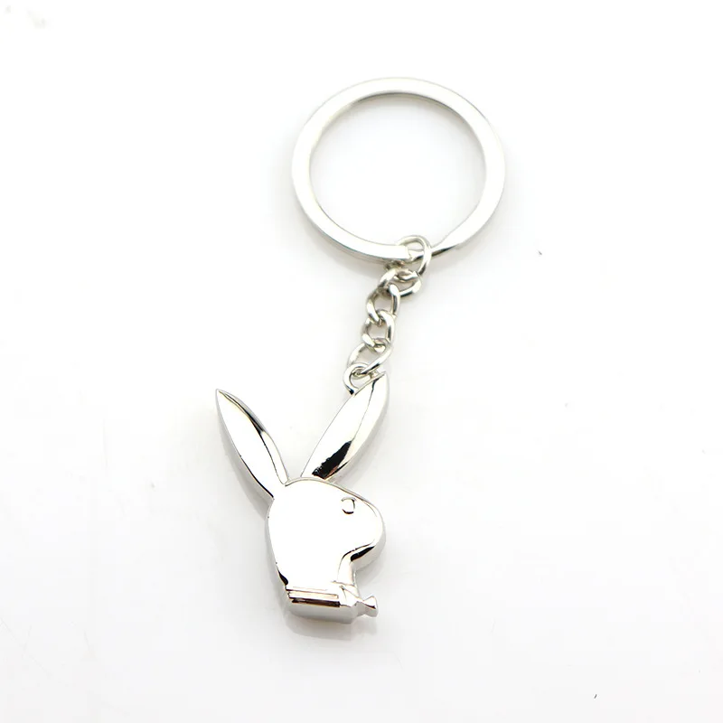 Брелок для ключей в виде Головы Кролика мультяшный креативный подарок леди