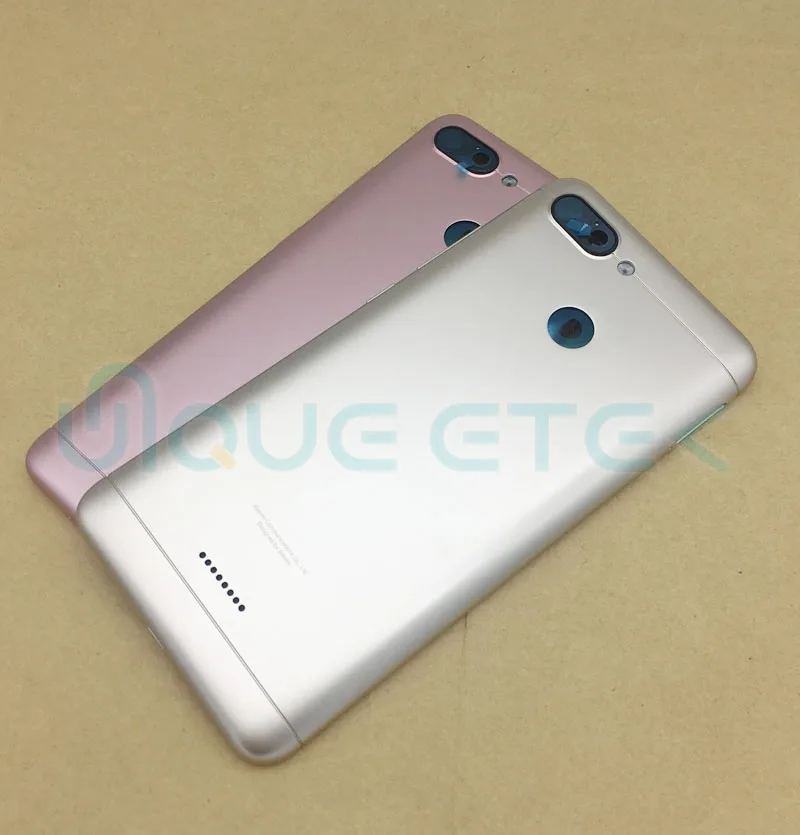 Задняя крышка батарейного отсека для Xiaomi Redmi 6A 6 Замена Крышка со стеклянным