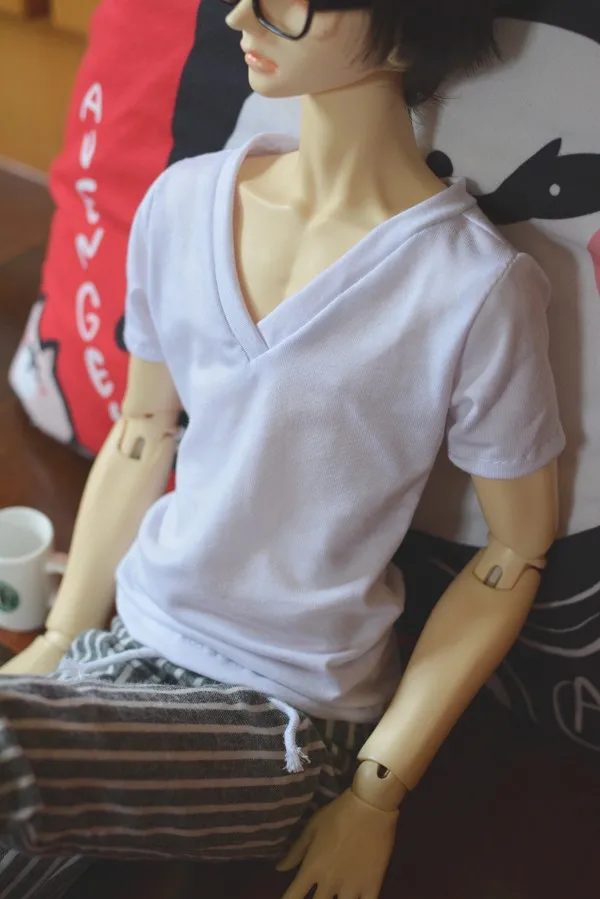 Аксессуары для одежды BJD в масштабе 1/3 1/4 футболка с короткими рукавами куклы BJD/SD.