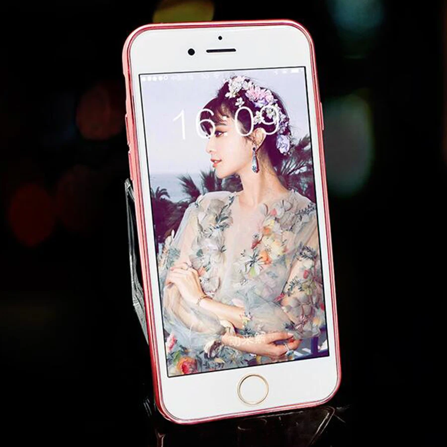 Secret Garden Flowers Rhinestone Phone Case For iPhone XS Max XR X 6 8 7 6s Plus Cute Cartoon Ring Holder Cover | Мобильные телефоны