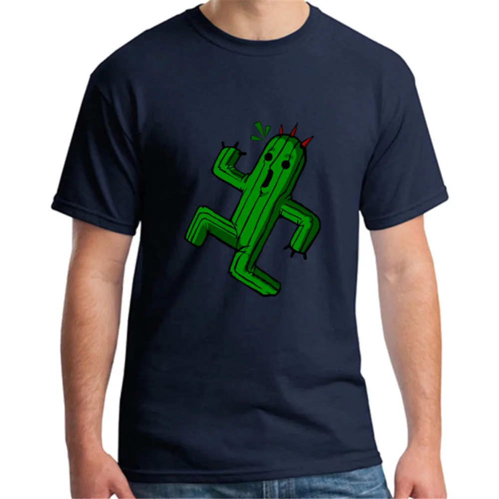 Cactuar футболка мужская рубашка с коротким рукавом и круглым вырезом командная для