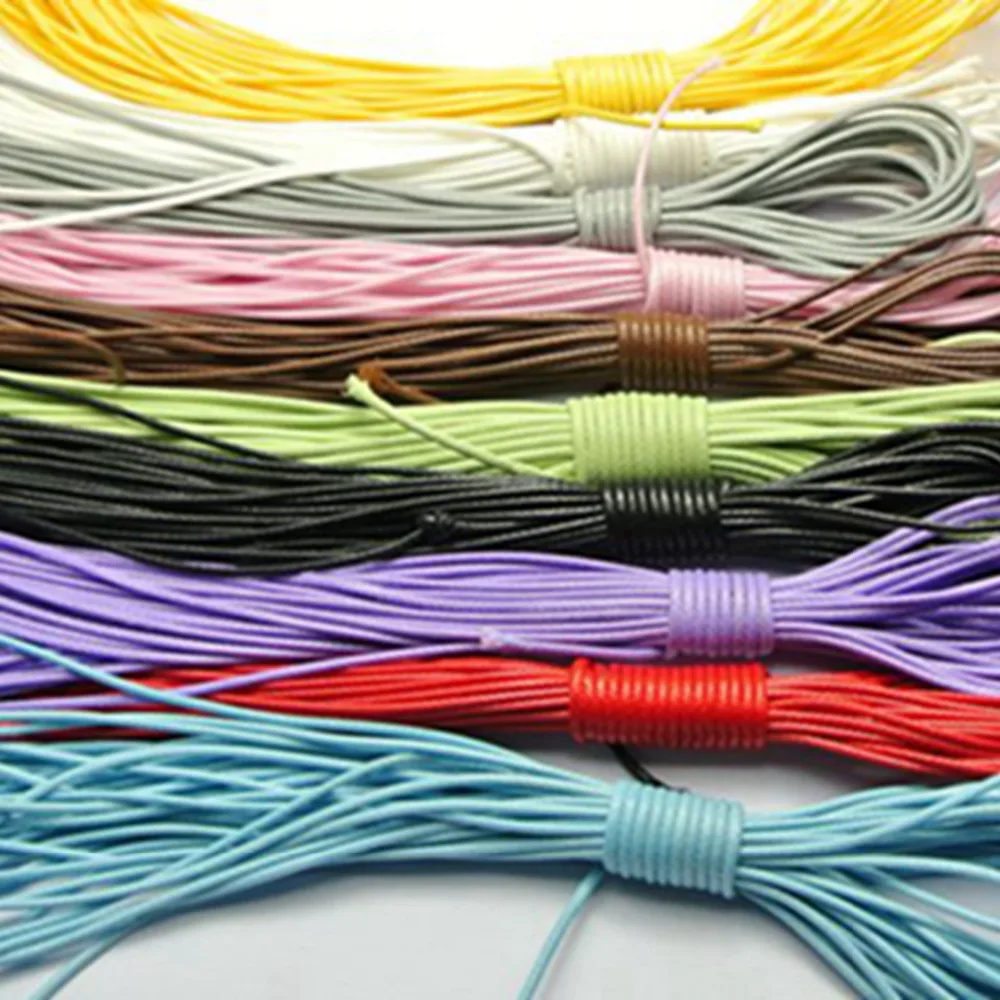 100 Merters Mixed Color Korean Waxed Cord String Thread 1mm for Necklace 10 | Украшения и аксессуары