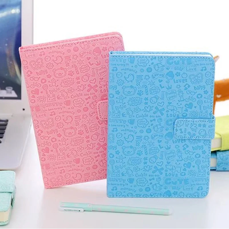 Dilosbu A5 Kawaii мультфильм PU Обложка Макарон дневник Еженедельный блокнот для