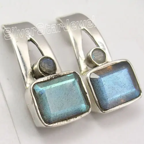 Серебряные натуральные цитрины стильные s серьги 2.0CM1 пара сережек религиозные украшения вариации