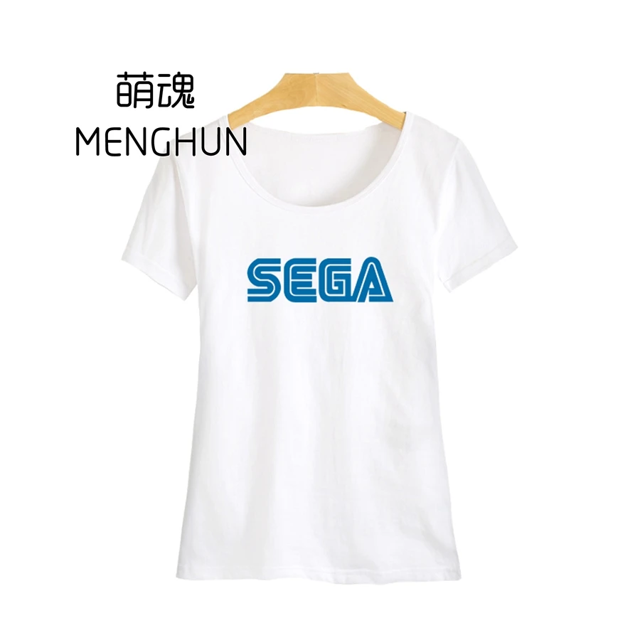 Футболки для фанатов игр крутые мужские геймерские футболки SEGA футболка с персонажем Sans Одежда Мужские футболки подарок для фанатов игр SEGA футболки - Цвет: LADY2