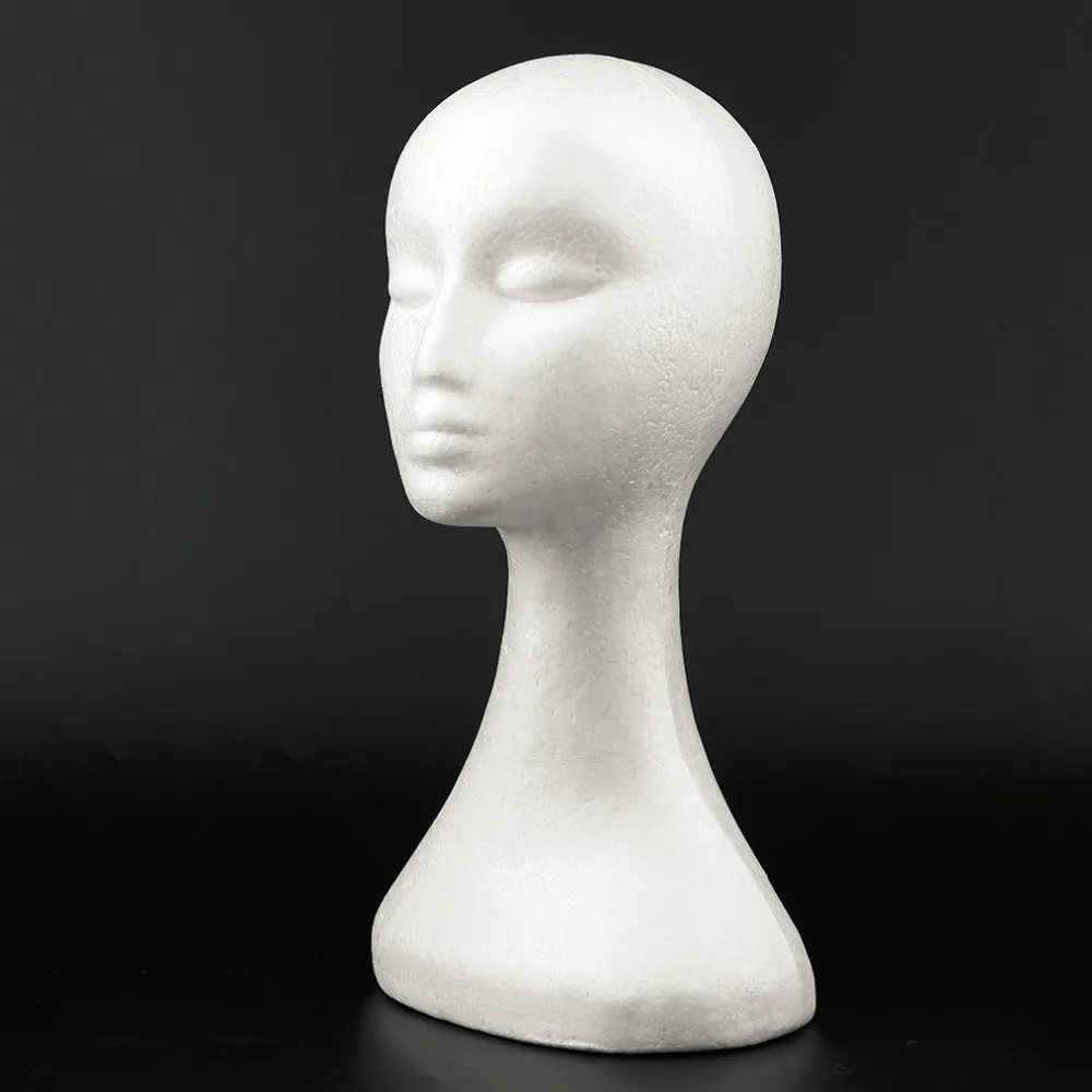 2018 Long Type Women Female Mannequin Head Model Without Ears Bubble Wig Hat Glasses Jewelry Display Useful Decor Hanging | Дом и сад