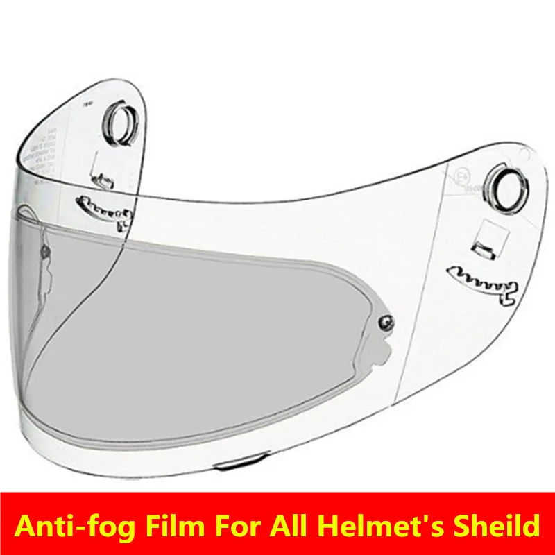 

Generic motorcycle helmet anti-fog film for agv k4 k3 sv for shoei for arai LS2 HJC full face Helmet anti fog shield lens
