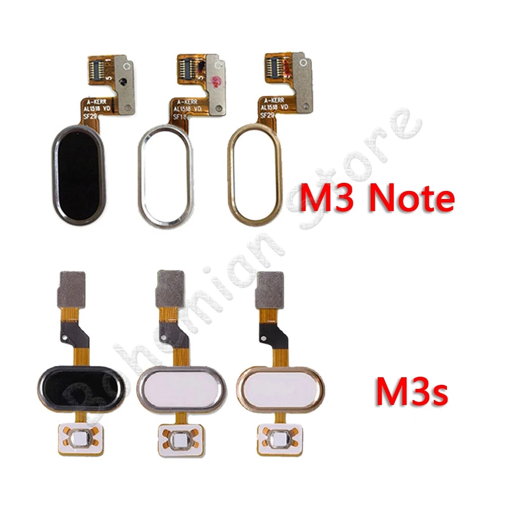 Кнопка возврата домой со сканером отпечатка пальца гибкий кабель для Meizu M3 Note M3s