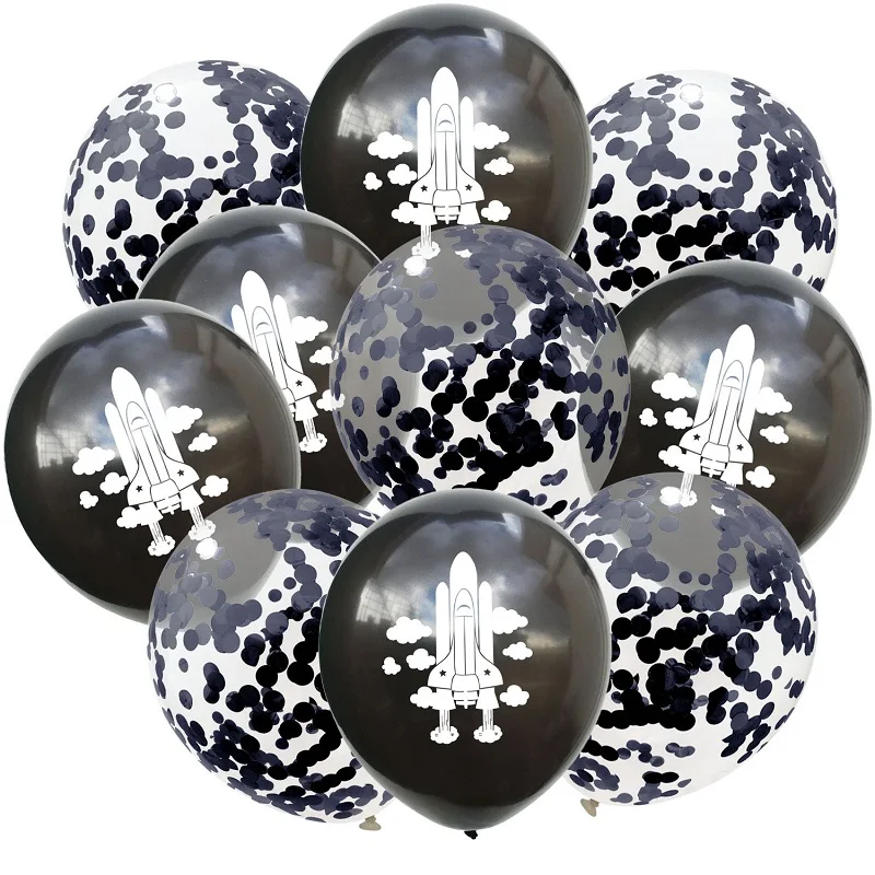 Космические воздушные шары с космическим растением конфетти воздушный шар днем