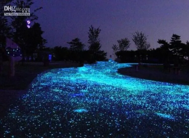 Горячая распродажа светятся в темноте фотолюминесцентная смолы камень легкий