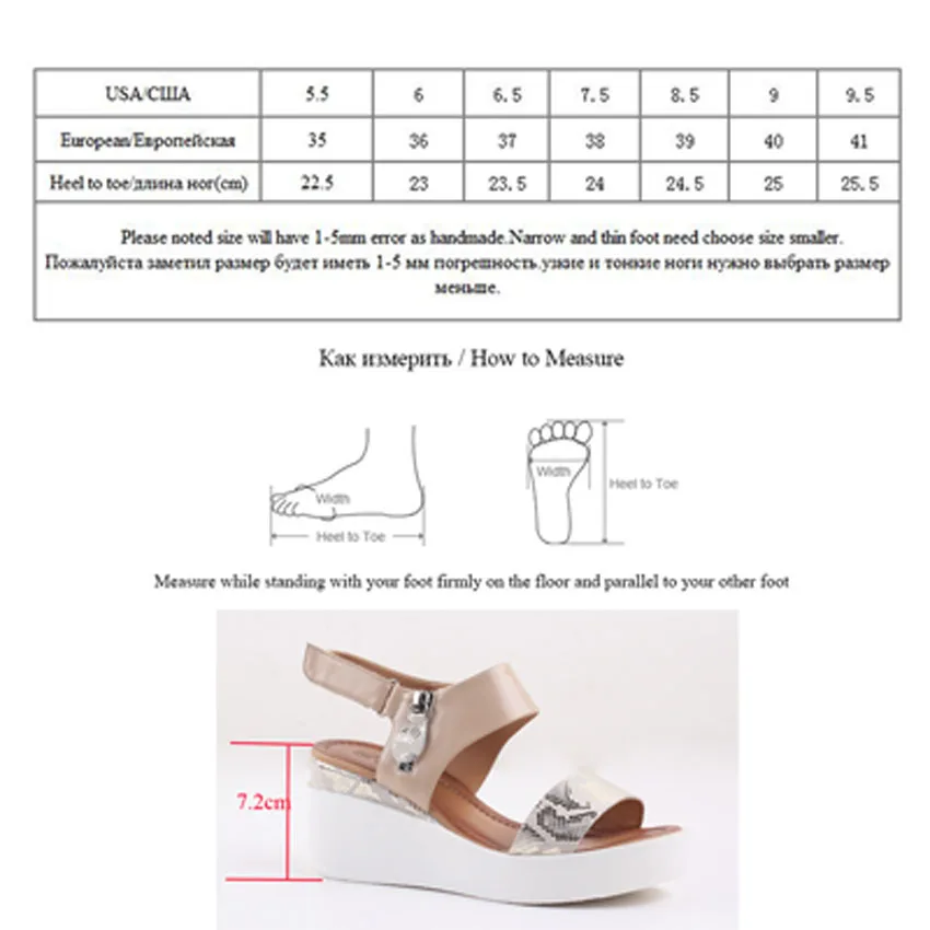 Bacia/босоножки из овечьей кожи новинка 2017 летняя обувь на толстой танкетке