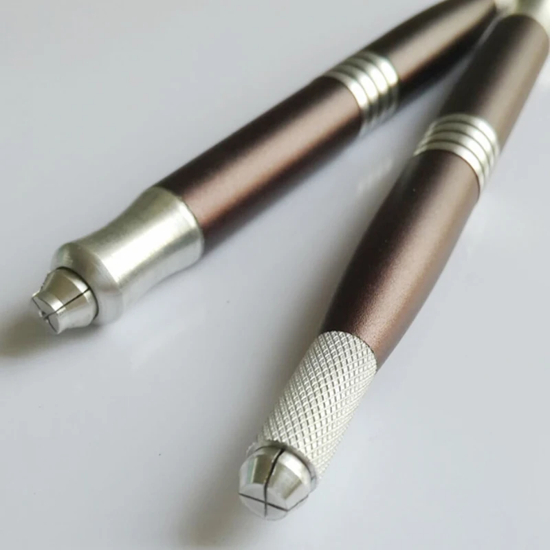 Двойная головка 2 использование микроблейдинг ручка тату машина для