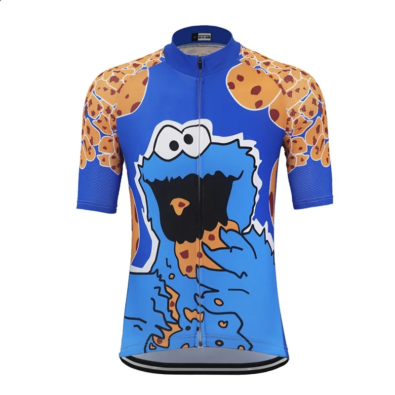 Men only jersey Мультяшные стили печенье Велоспорт Джерси для мужчин и женщин Лето короткий рукав дорожный велосипед Одежда Майо Ciclismo - Цвет: Men only jersey
