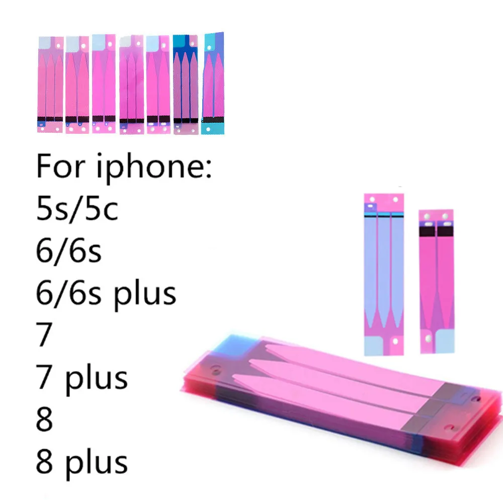 5 шт. батарея клейкая наклейка клейкая лента полоса для iPhone 5 5S 6 6s 7 8 Plus