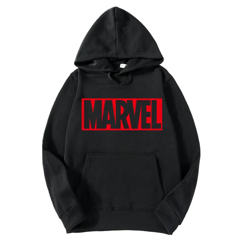 Мужские брендовые свитера MARVEL Модные осенние и зимние толстовки с принтом букв