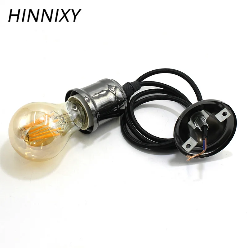 Подвесной светильник Hinnixy E27 с металлическим покрытием из розового золота