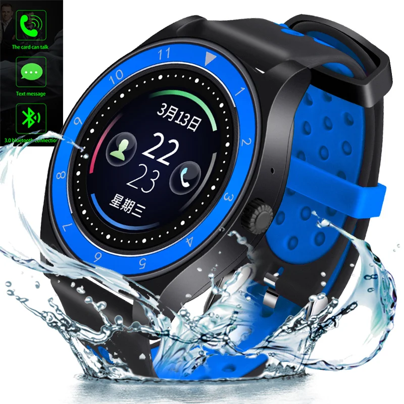 Модные часы Smart Watch Для мужчин Водонепроницаемый Bluetooth сна трек Фитнес Шагомер