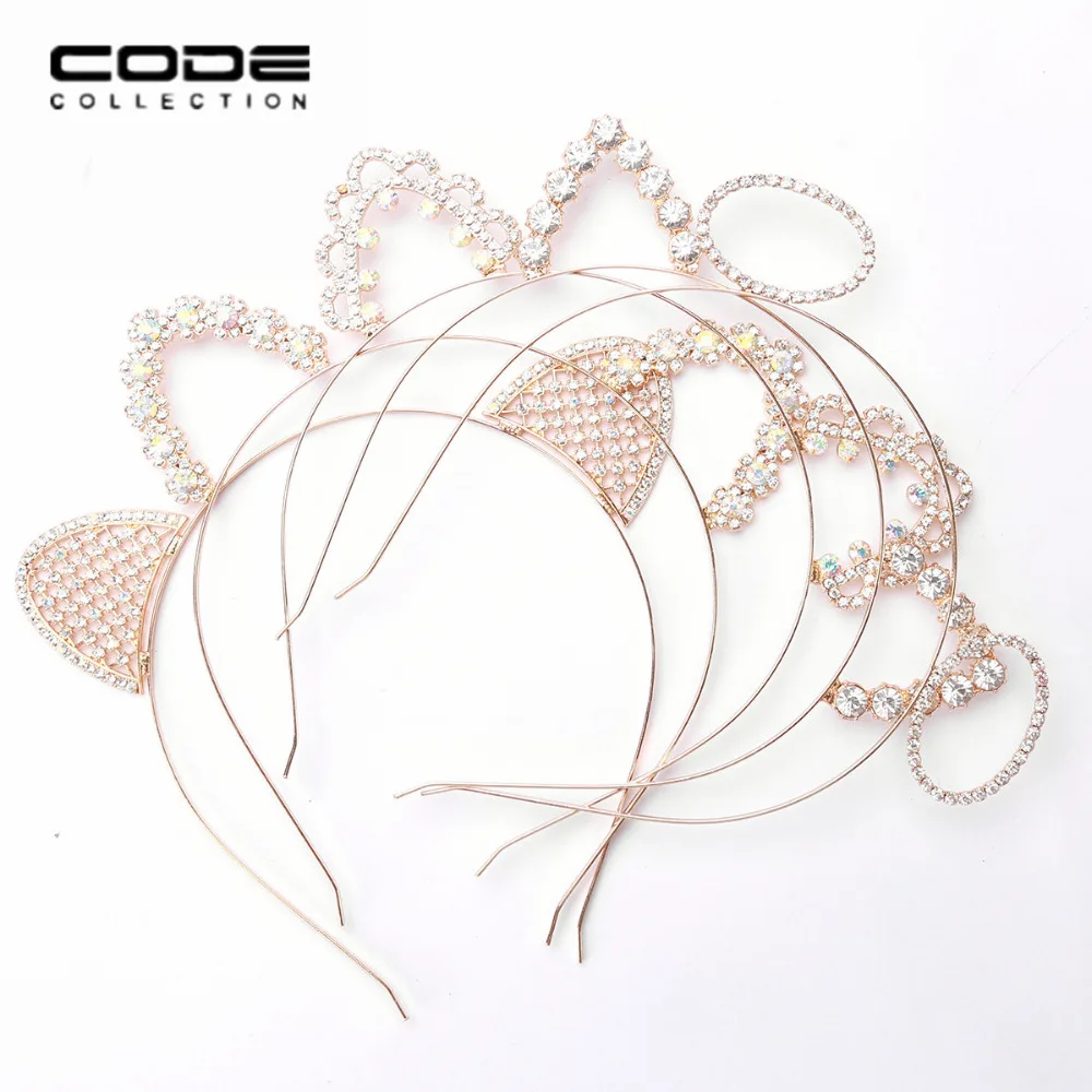 Новинка 2017 металлическое блестящее обруч для волос в стиле Харадзюку модные