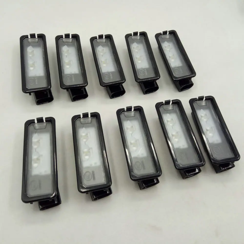 10 шт. OEM Оригинальный светодиодный номерной знак света подходит для Golf 6 MK6 MK7 Passat B7