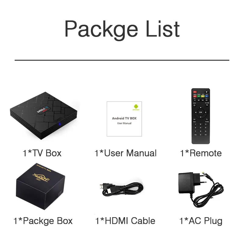 XGODY M96X II Мини умные телевизоры Box Android 7 1 Nougat Amlogic S905W 4 ядра 2 г + 16 Bluetooth к ТВ стример