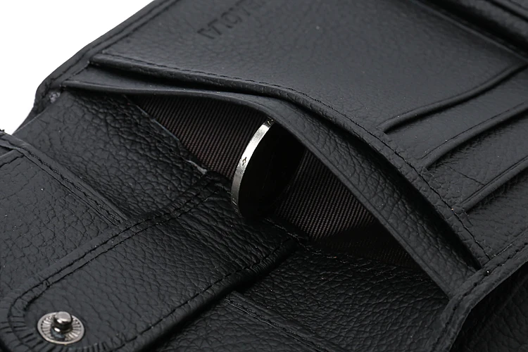 JINBAOLAI Multifunction Leather wallet men with coin pocket business wallets hasp design genuine leather male wallets coin purse